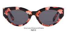 Load image into Gallery viewer, Oversized Cat Eye Sunglasses Women Brand Designer 90s Tinted Cateye Sun Glasses Red Pink Blue Shades