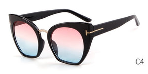 90s Retro Half Frame Cat Eye Sunglasses Women Luxury Brand Designer Oversized Sunnies Vintage Cateye Sun Glasses Big Shades SP56