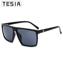 Load image into Gallery viewer, Square Oversized Sunglasses Men Skull Mirror Coating Driving Glasses Flat Top Leopard Unisex Oculos ANTI UV400 Zonnebril Heren
