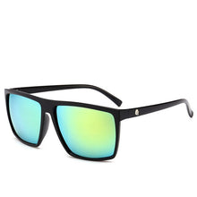 Load image into Gallery viewer, Square Oversized Sunglasses Men Skull Mirror Coating Driving Glasses Flat Top Leopard Unisex Oculos ANTI UV400 Zonnebril Heren
